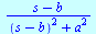 `/`(`*`(`+`(s, `-`(b))), `*`(`+`(`*`(`^`(`+`(s, `-`(b)), 2)), `*`(`^`(a, 2)))))